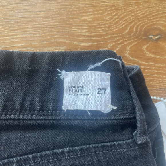 Hudson Highrise Blair Jean in Black - Picture 3 of 3